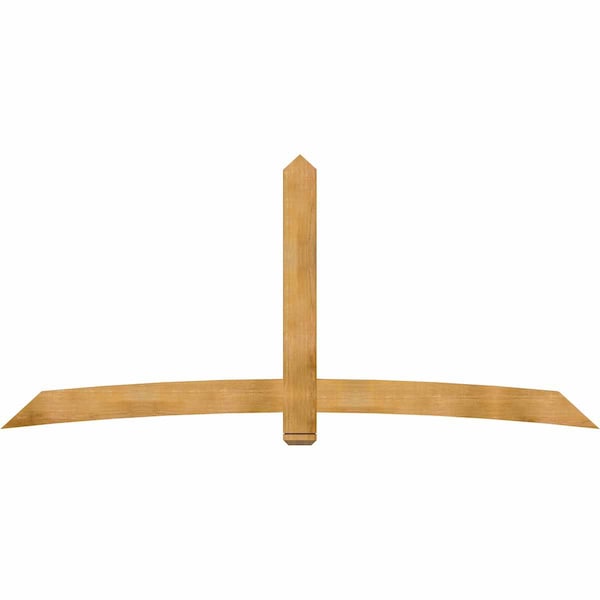 Ekena Millwork Bellingham Rough Sawn Timber Gable Bracket, Western Red Cedar, 108"W x 49"H x 2"D x 6"F, 11/12 Pitch GBW108X49X0206BEL00RWR - main